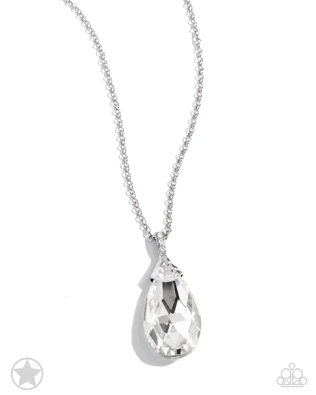 gemstone necklaces for women -Spellbinding Sparkle White Necklace