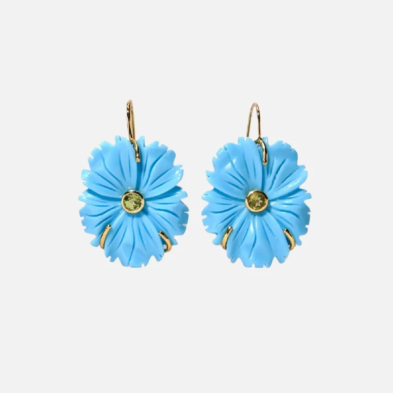 women’s stylish earrings -New Bloom Earrings, Cerulean