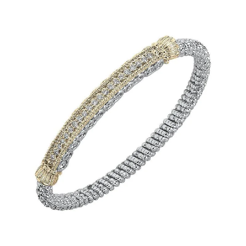 elegant tennis bracelets for women -Beaded Bar Bracelet