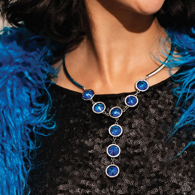 statement necklaces for women -Cheers to Confidence - Blue