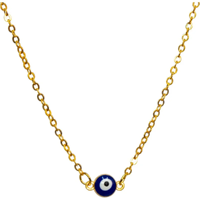 layered necklaces for women -Evil Eye Protection Necklace - Mini Evil Eye - Gold