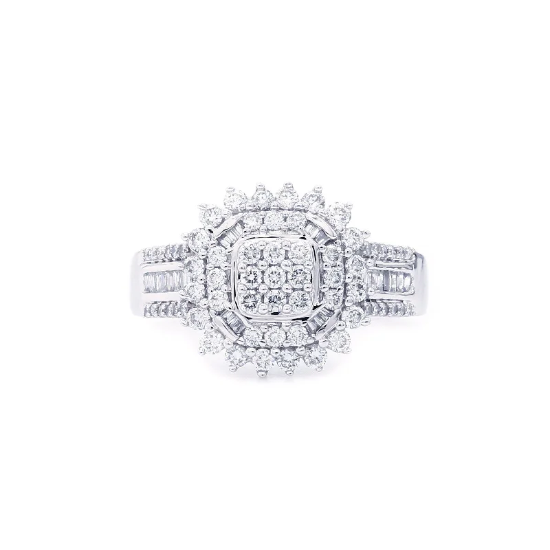 diamond rings for women -Leslie Ring - 3/4 Ct. T.W.