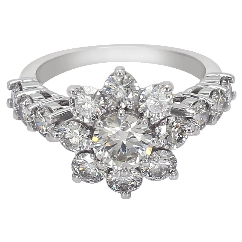 stylish silver rings -Betsey Ring - 3.0 Ct. T.W.