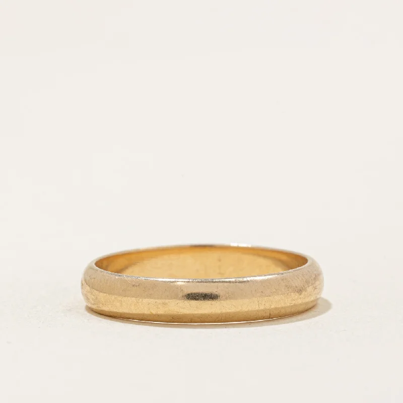 engraved rings for women -Birks' 14k Yellow Gold Band | SZ 10.75 |