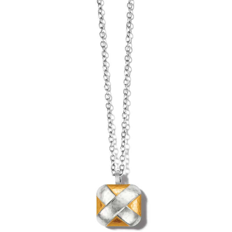 modern women’s necklaces -Entrata Square Short Necklace