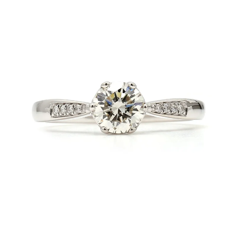 silver rings for women -Celeste Ring - 0.99 Ct. T.W.