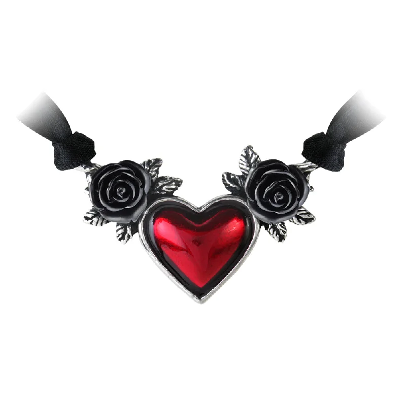 matching necklace sets for women -Blood Heart Necklace