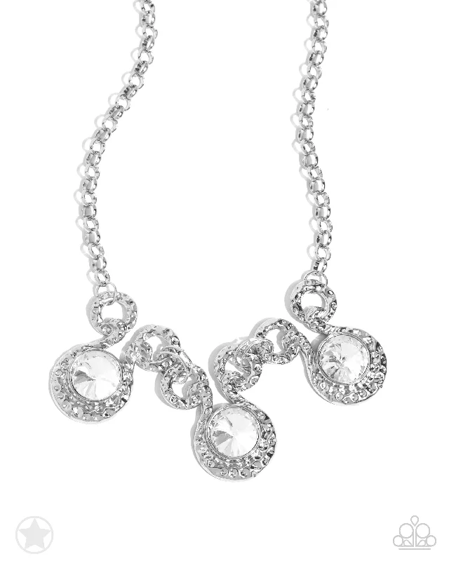 pearl necklaces for women -Hypnotized Silver Necklace