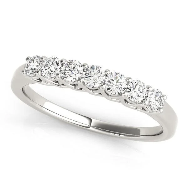 luxury platinum rings -Famille 7 Stone Ring 1/2Ctw