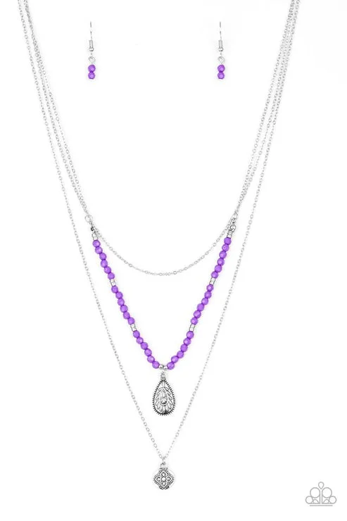 anniversary necklaces for women -Mild Wild Purple Necklace