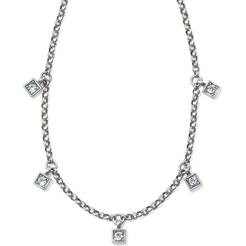 luxury gemstone necklaces for women -Meridian Zenith Station Necklace