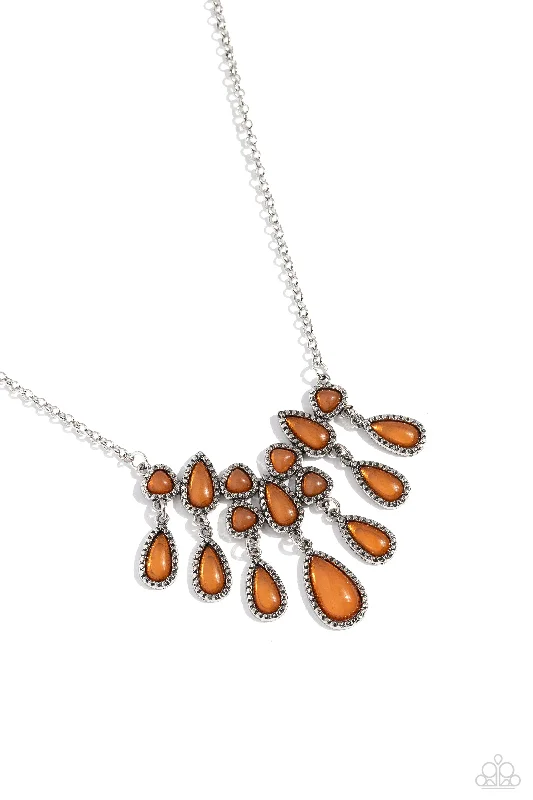 pearl necklaces for women -Exceptionally Ethereal - Orange