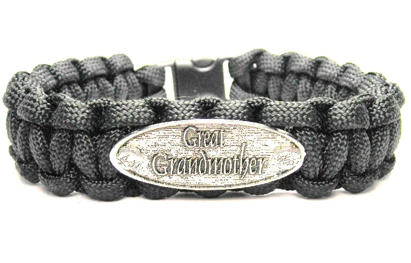 stylish cuff bracelets for women -Great Grandmother 550 Military Spec Paracord Bracelet