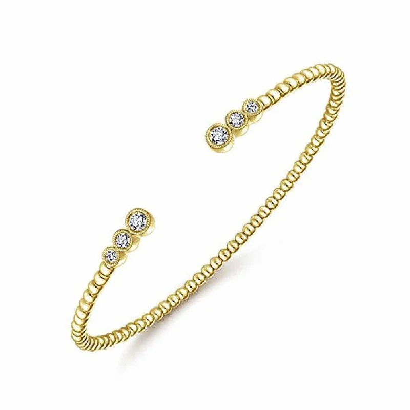 fashion bangles for women -Bajukan Open Diamond Bracelet