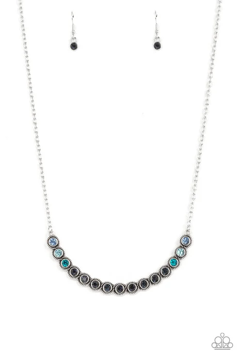 cute charm necklaces for women -Throwing SHADES Blue Necklace