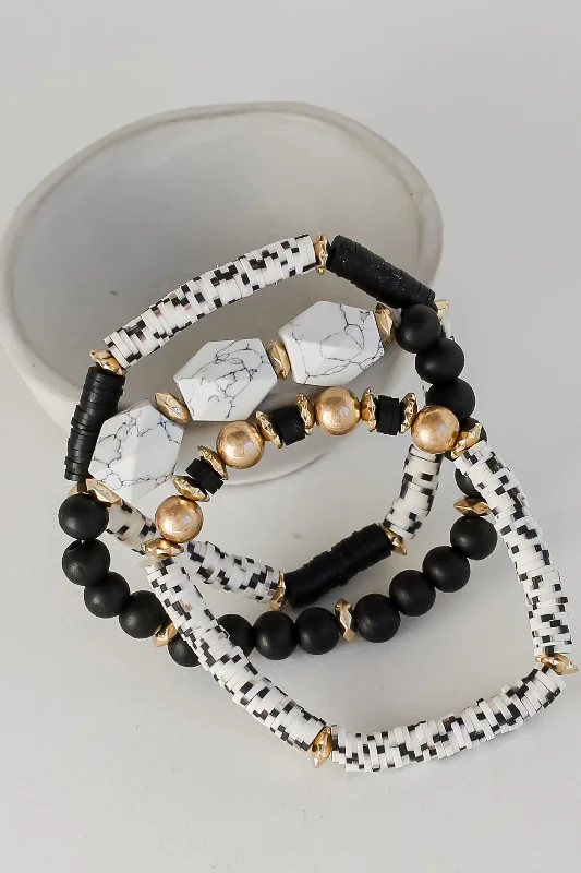 dainty bracelets for women -FINAL SALE - Gracie Beaded Bracelet Set