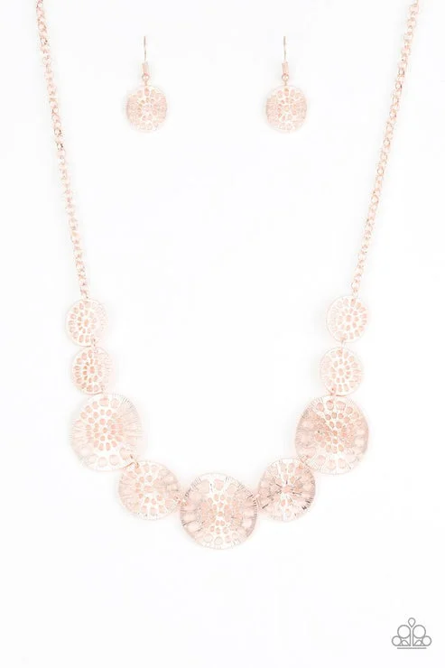 diamond necklaces for women -Your Own Free WHEEL Rose Gold Necklace