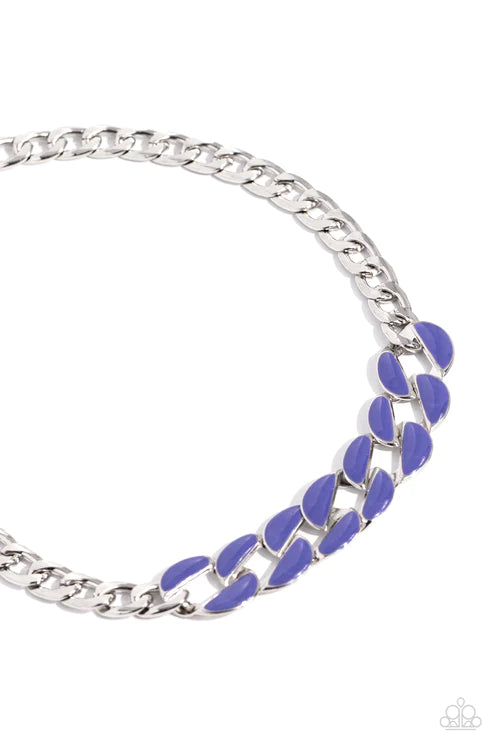 meaningful necklaces for women -CURB Craze - Blue