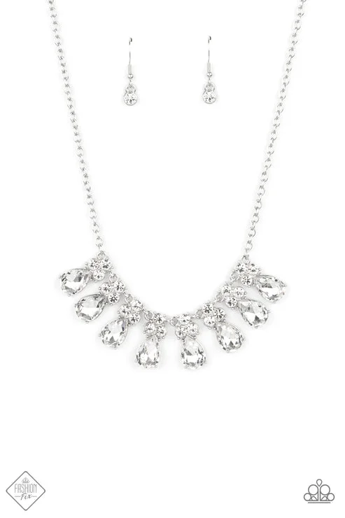 luxury necklaces for women -Sparkly Ever After White Necklace