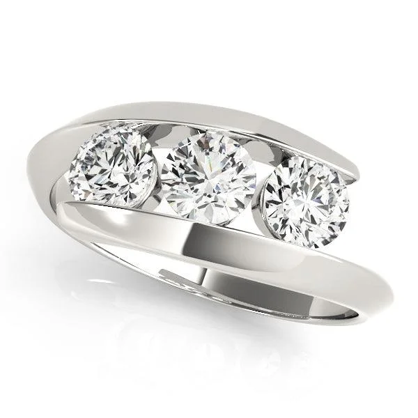 luxury diamond rings for women -Samie 3 Stone Ring