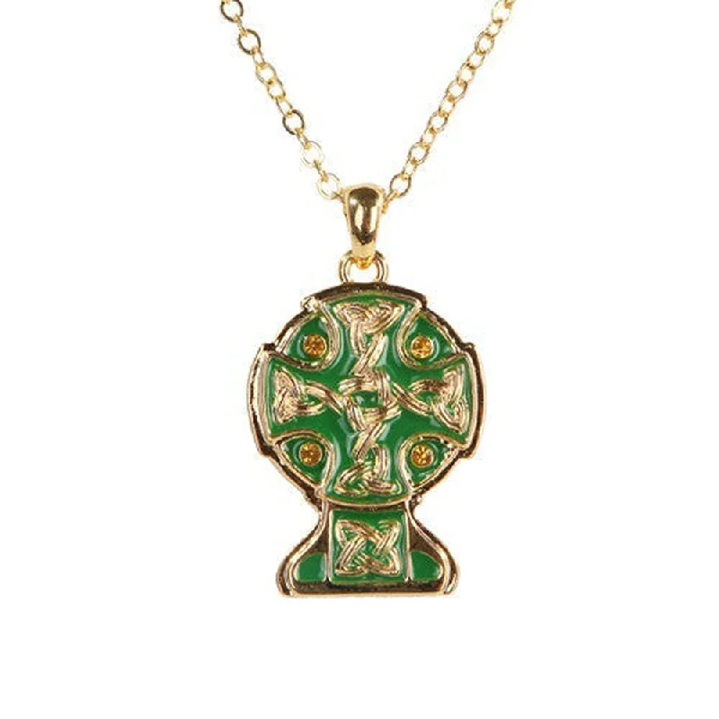 fashion statement necklaces -Celtic Cross Necklace