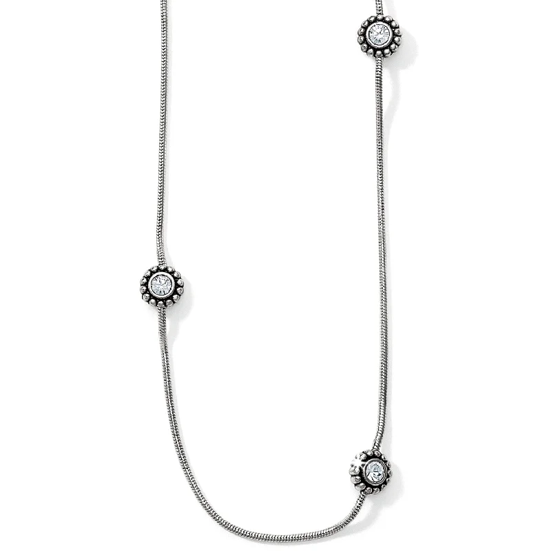 silver necklaces for women -Twinkle Long Necklace