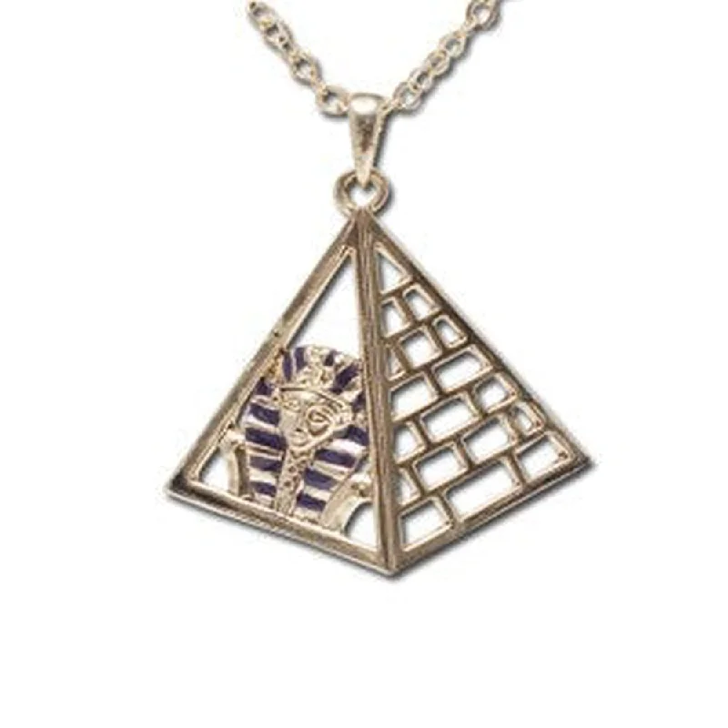 meaningful necklaces for women -King Tut Pyramid Necklace