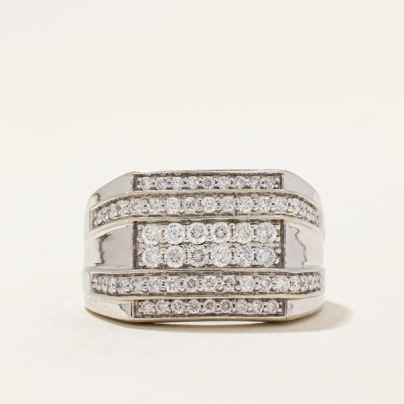 timeless rings for women -Diamond Cocktail Ring | 1.00ctw | SZ 10.25 |