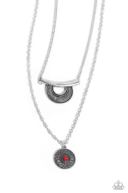 affordable necklaces for women -Gypsy Go-Getter - Red