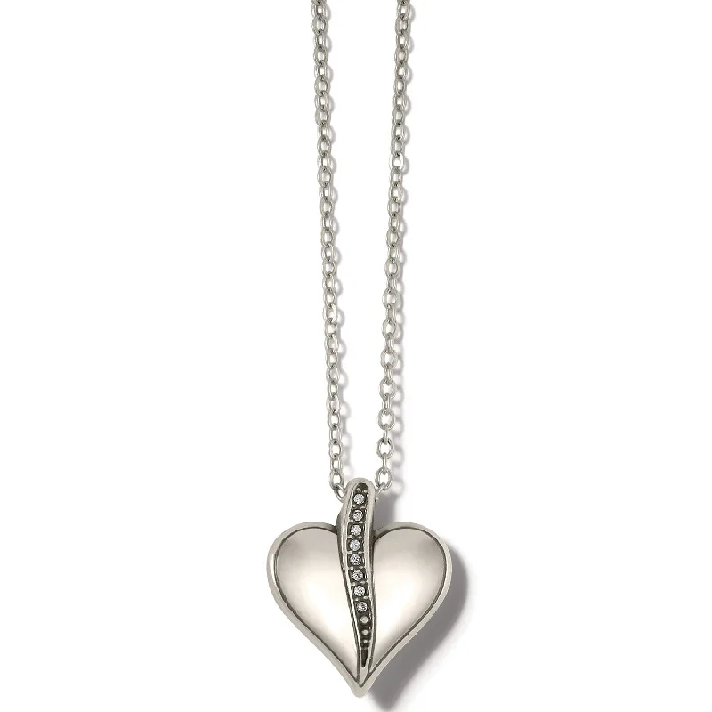 classic gold necklaces for women -Precious Heart Petite Necklace