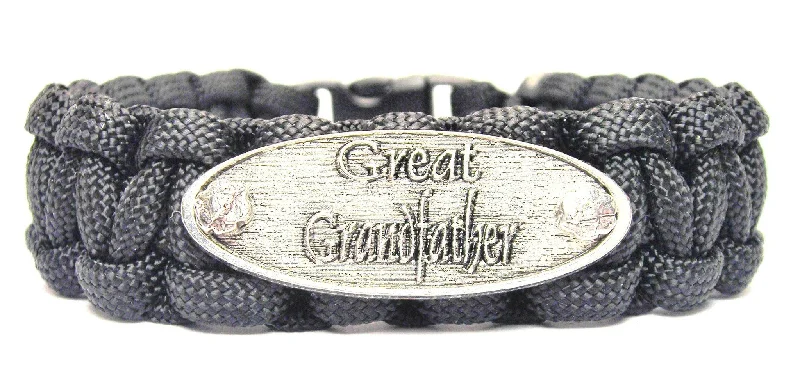 women’s bangles with gemstones -Great Grandfather 550 Military Spec Paracord Bracelet