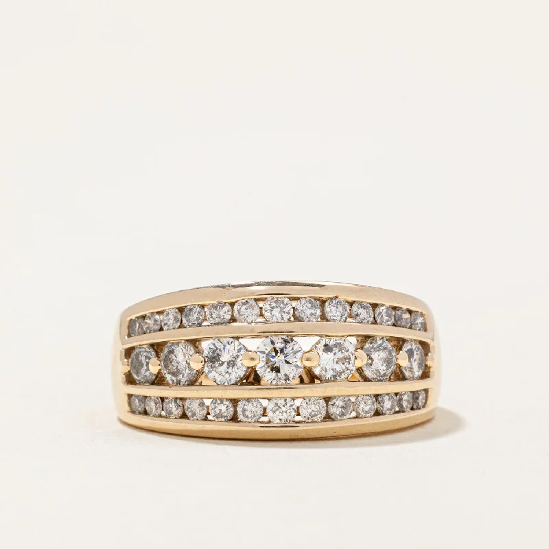 trendy eternity rings -Diamond Cocktail Ring | 1.00ctw | SZ 6 |