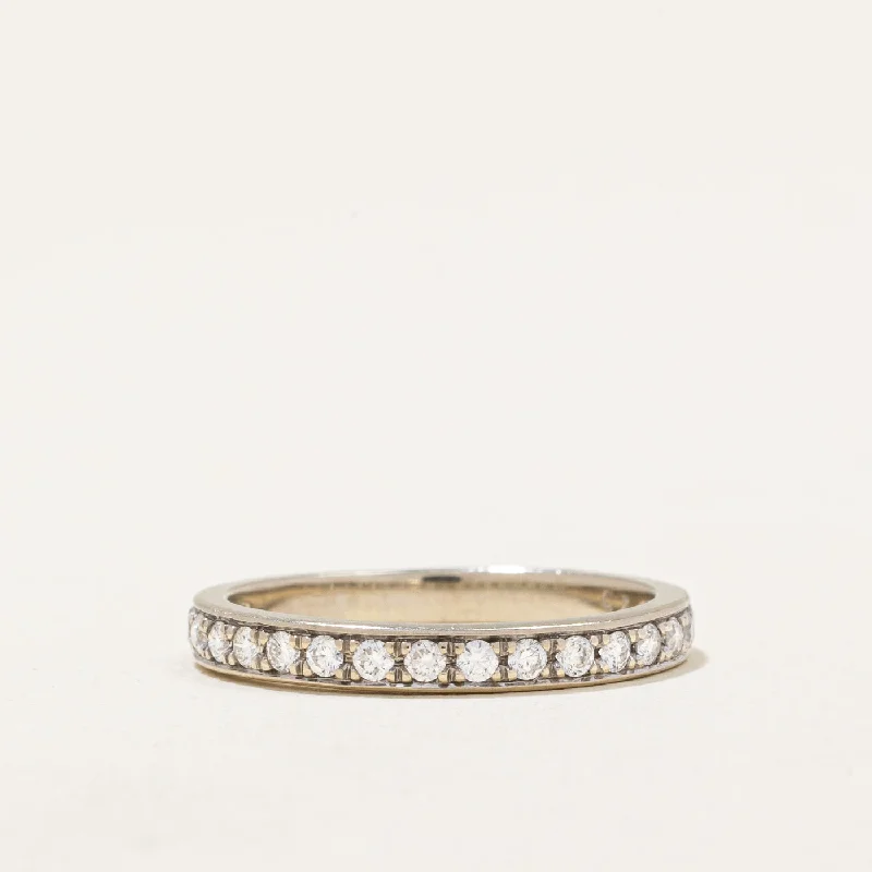 beautiful ring sets -Diamond Semi Eternity Band | 0.22ctw | SZ 4.75 |