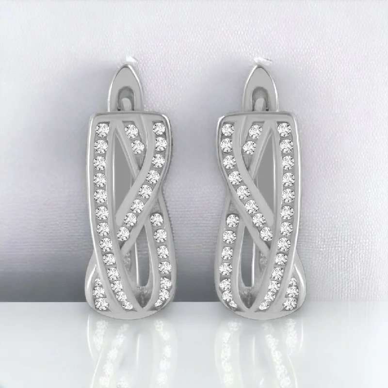 luxury hoop earrings -Sterling Silver Clip On Earrings For Women & Girls