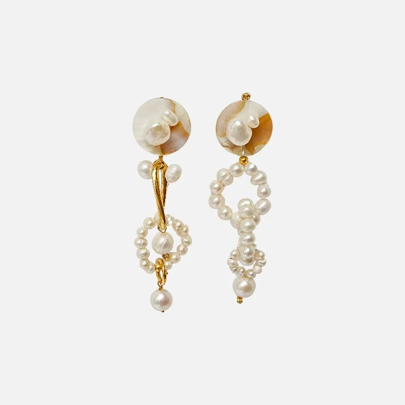 fashion crystal stud earrings -Treasure Trove Earrings