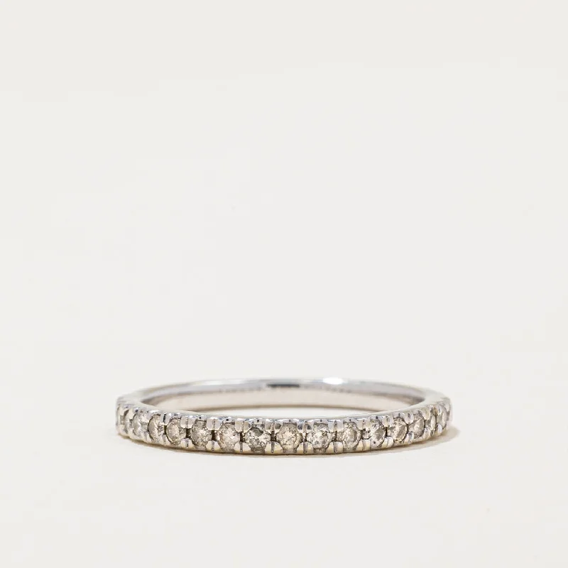 radiant cut rings for women -Diamond Semi Eternity Band | 0.25ctw | SZ 5.75 |