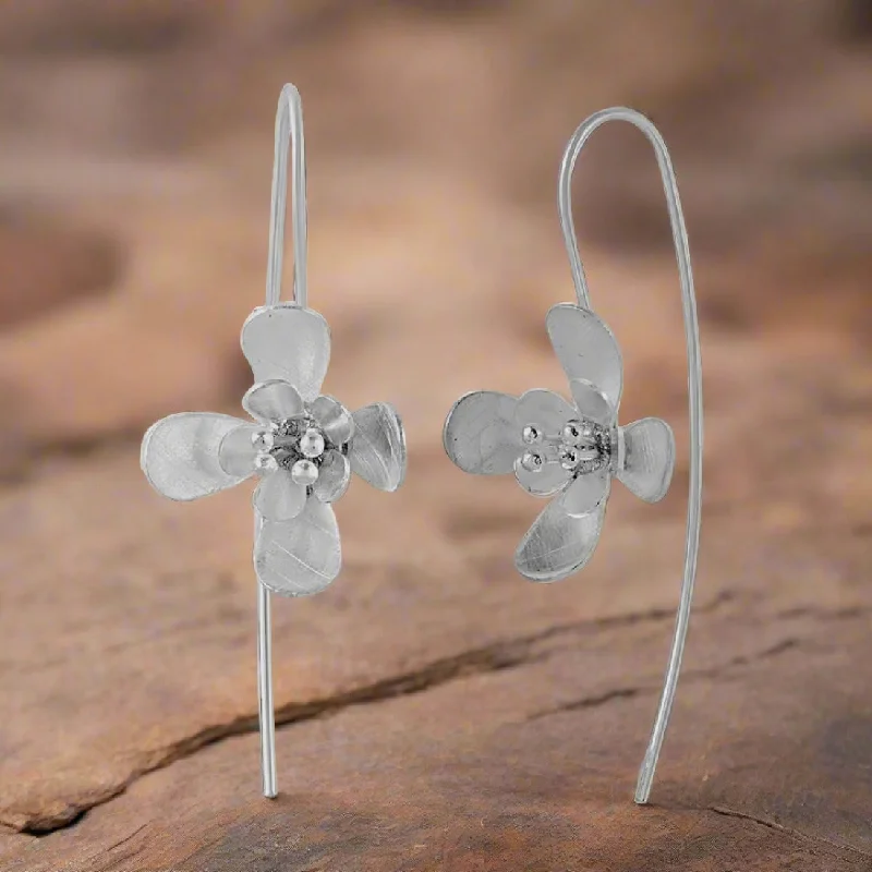 personalized jewelry earrings -Dripping Flower Earring For Women & Girls