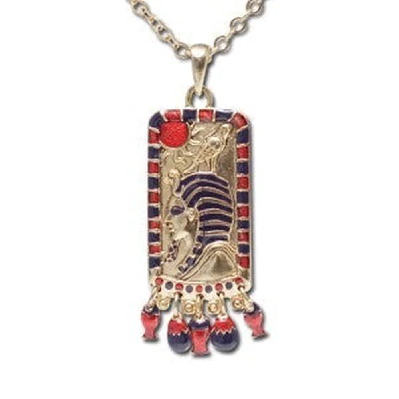 classic heart necklaces for women -King Tut Necklace