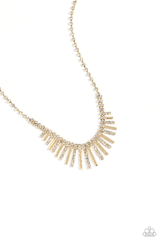 layered necklaces for women -FLARE to be Different - Gold