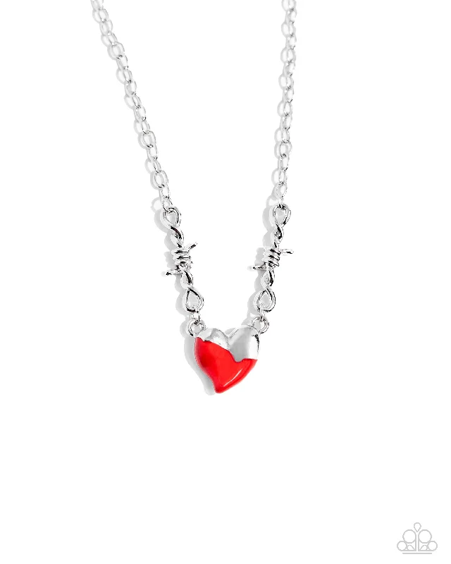 luxury engagement necklaces -Trendy Tribute - Red