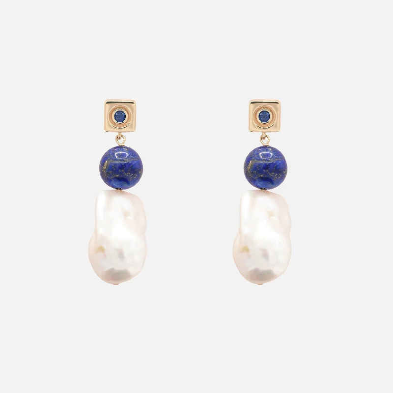 statement earrings for women -BOLD Earrings, 14k Gold