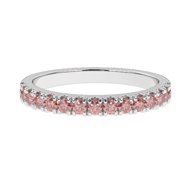 affordable engagement rings -Amanda Ann Ring - 1/2Ctw Pink