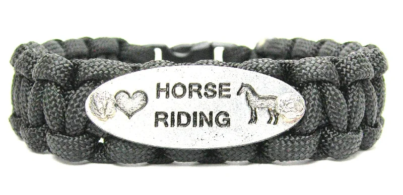 stackable bangles for women -Horse Riding 550 Military Spec Paracord Bracelet