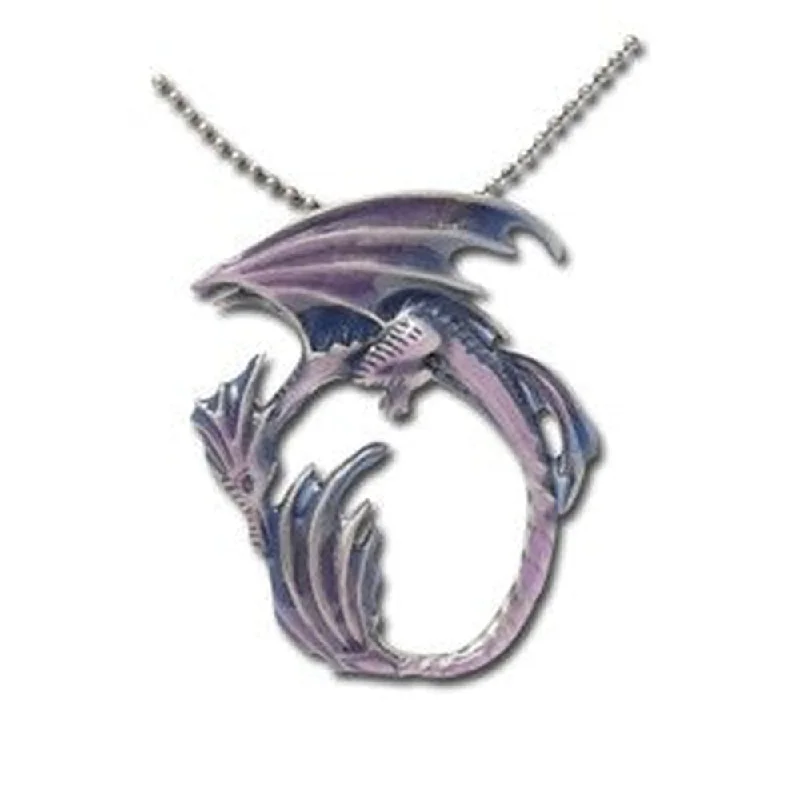 romantic couple’s necklaces -Moon Dragon Necklace