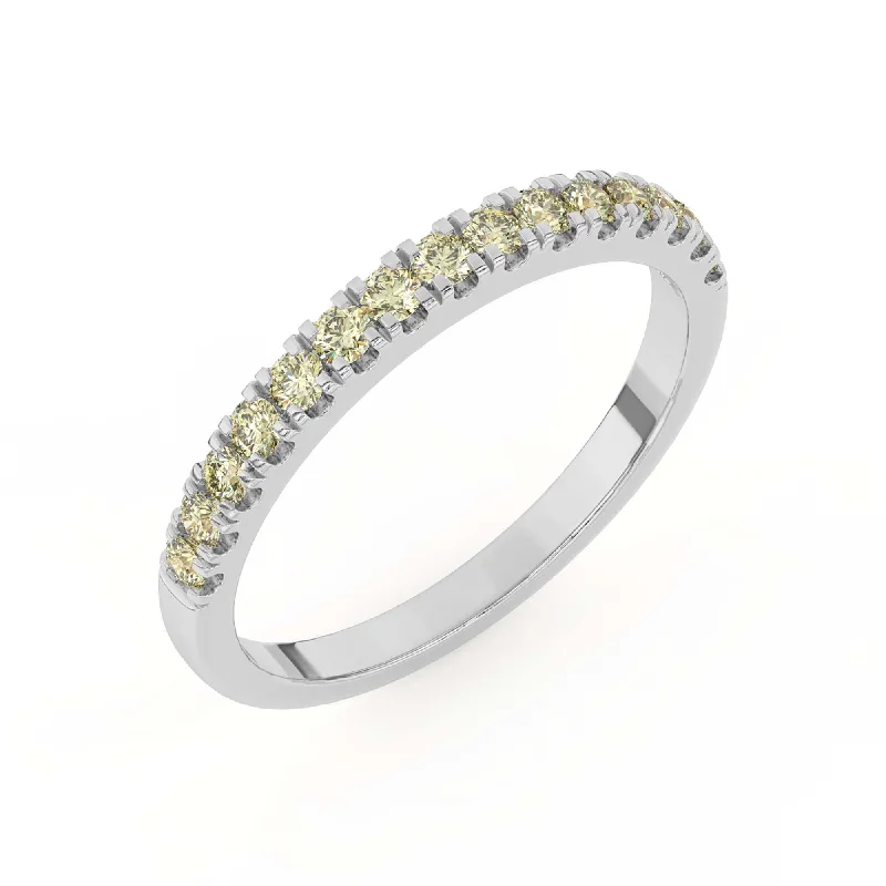 luxury rings for women -Amanda Ann Ring - 1/2Ctw Yellow