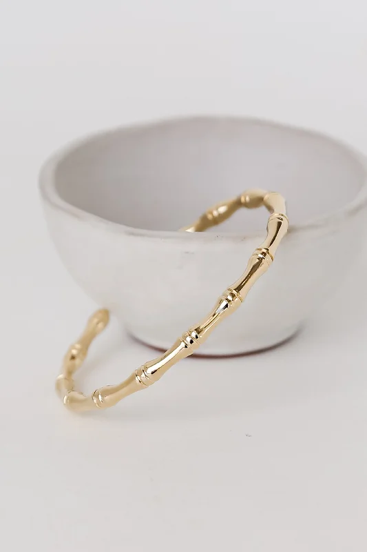 gold cuff bracelets for women -FINAL SALE - Kayla Gold Cuff Bracelet