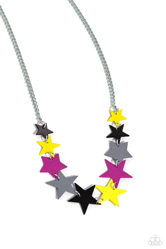 long strand necklaces -Starstruck Season - Black