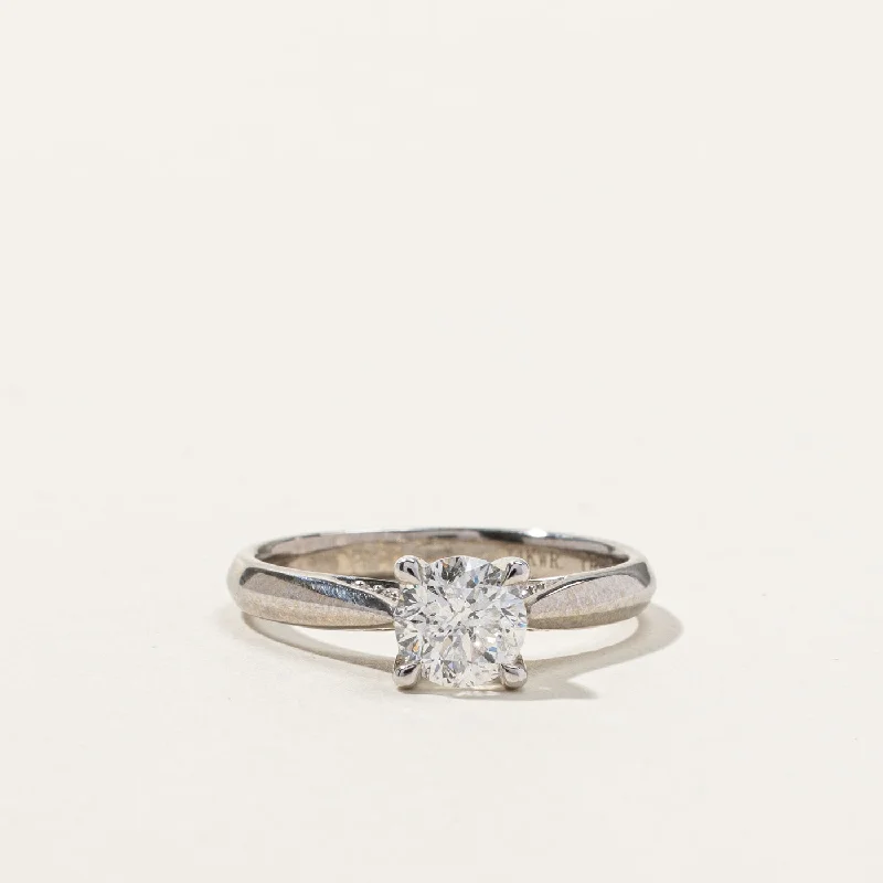 bold fashion rings -High Set Diamond Engagement Ring | 1.04ctw I1 E/F | SZ 7.75 |