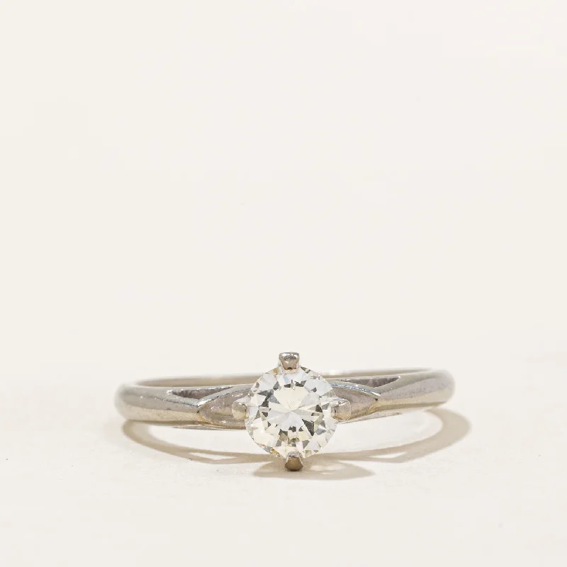 radiant cut rings for women -Solitaire Diamond Ring | 0.51ct | SZ 7 |