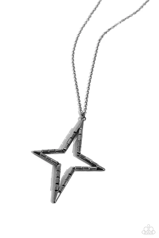 affordable necklaces for women -Stellar Showtime - Black